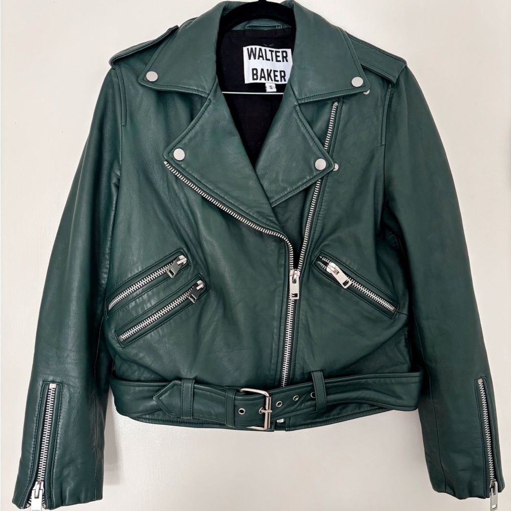Walter Baker Green Leather Jacket